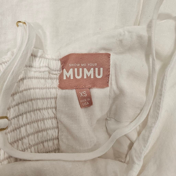 Show Me Your MuMu White Midi Dress - Picture 2 of 10